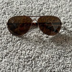 oakley feedback aviator, brown sunglasses